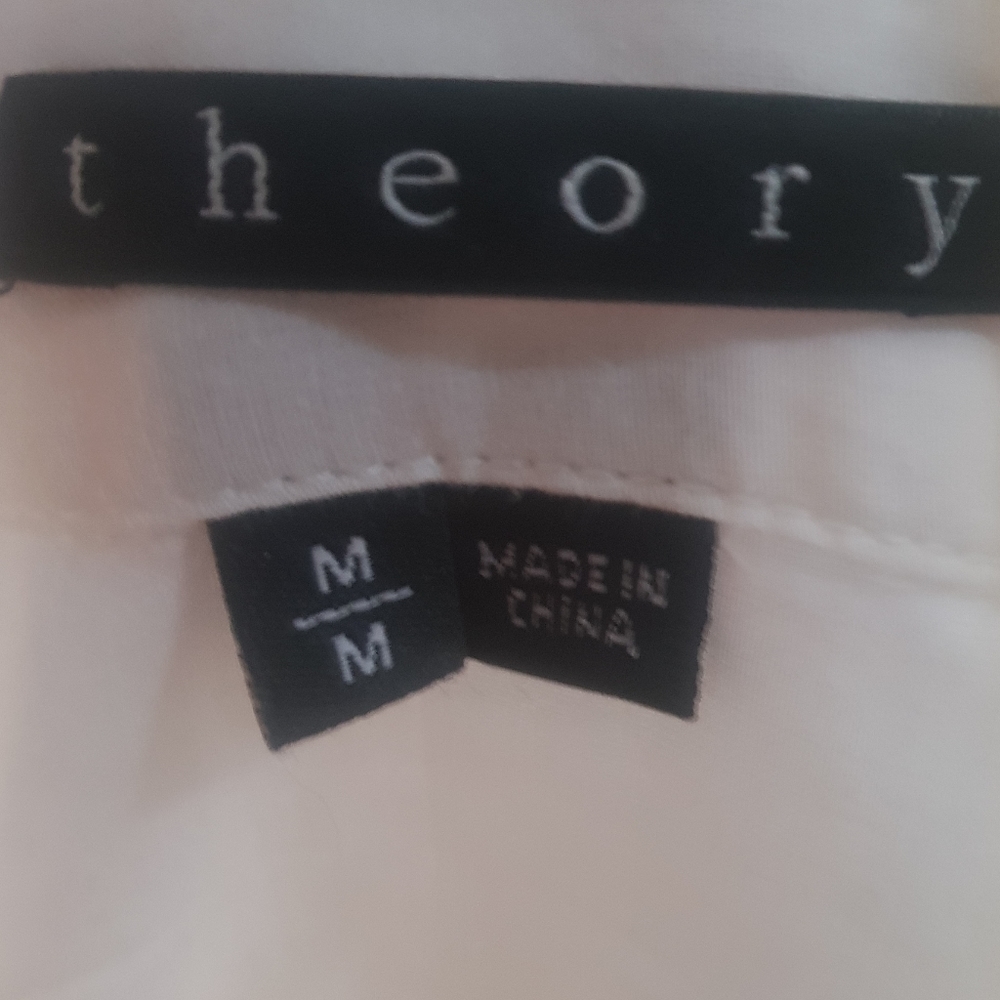 Medium White Button Down W/ Double Breast Pockets - image 2